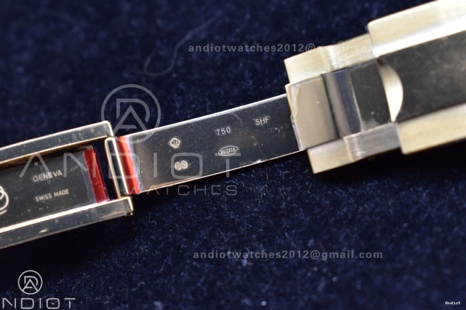 Ceramic Clean 1:1 Best 116618 904L Submariner YG LB Edition Steel Blue VR3135 Plated 0517